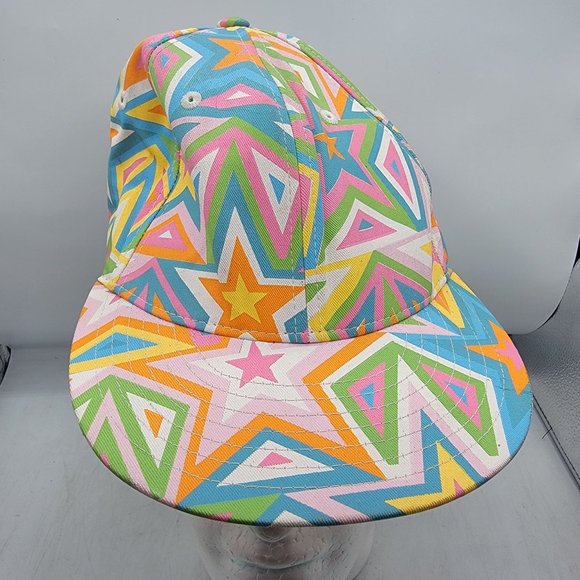 CLH Creating Limitless Heights Adults Small Medium Stars Allover Print Hat Cap - Picture 1 of 9